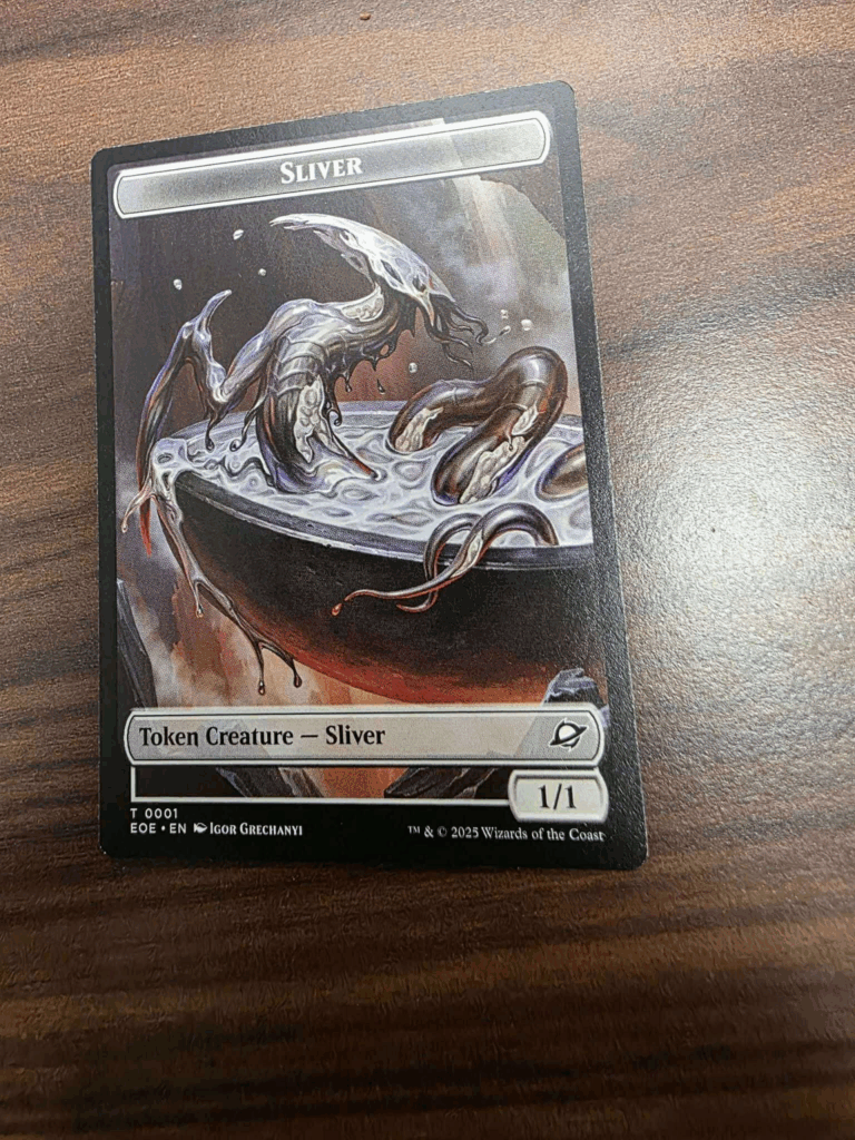 Sliver Token Edge of Eternities Card Leaked Photo